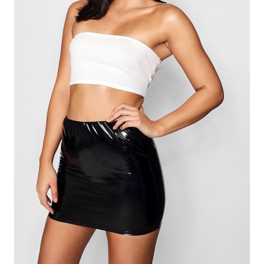 Vinyl Mini Skirt
